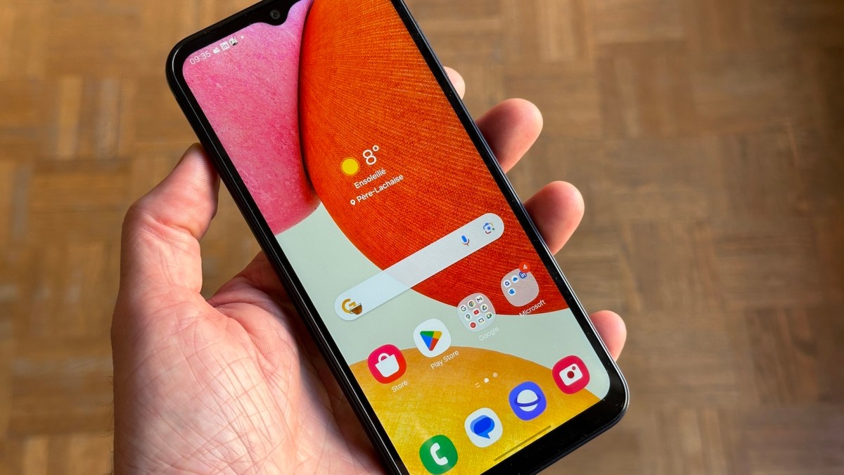 Le Samsung Galaxy A14. // Source : JSZ/Numerama Le Samsung Galaxy A14. // Source : JSZ/Numerama