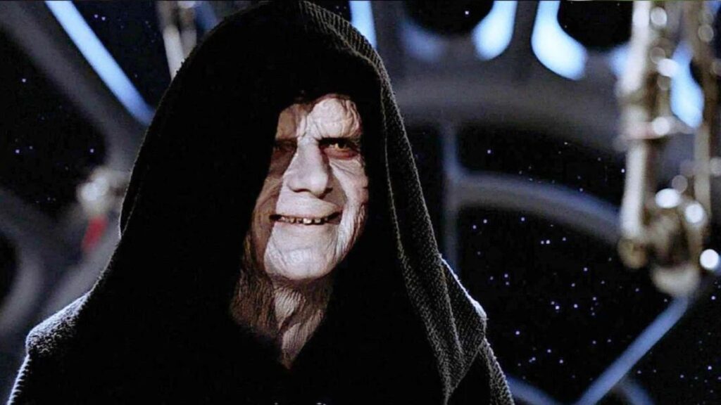 Palpatine, figure du mal dans Star Wars. // Source : Lucasfilms Palpatine, figure du mal dans Star Wars. // Source : Lucasfilms