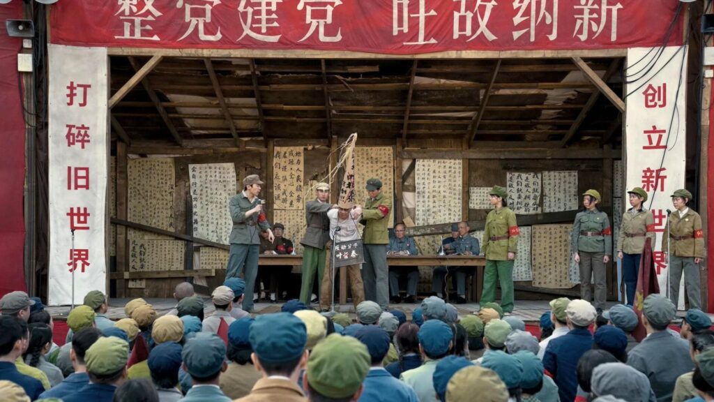 La scène d'introduction du Problème à 3 Corps. // Source : Netflix La scène d'introduction du Problème à 3 Corps. // Source : Netflix