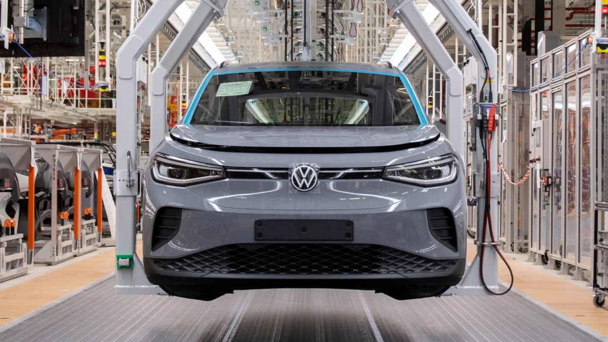 Usine de production Volkswagen ID // Source : Volkswagen Usine de production Volkswagen ID // Source : Volkswagen
