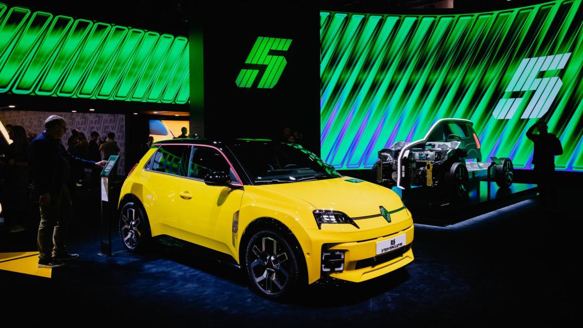Renault 5 au salon de Genève 2024 // Source : Renault Renault 5 au salon de Genève 2024 // Source : Renault