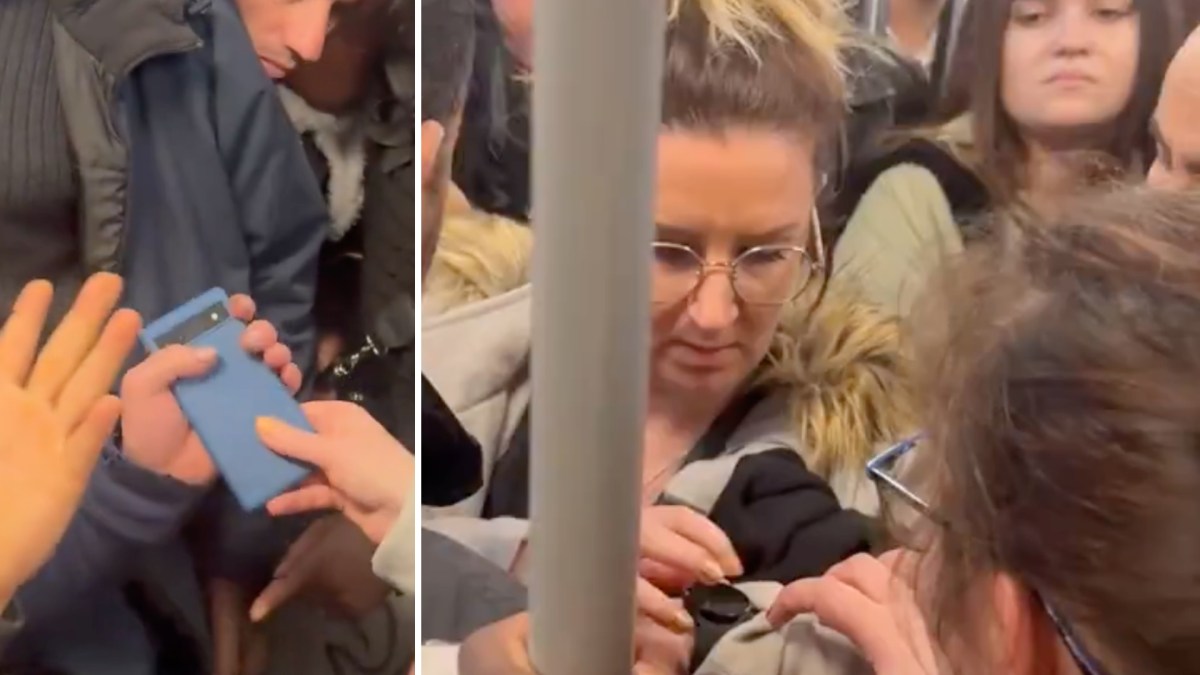 Cette dame s'est fait voler son smartphone dans le RER. Les usagers l'ont aidé à le retrouver. // Source : Captures Numerama Cette dame s'est fait voler son smartphone dans le RER. Les usagers l'ont aidé à le retrouver. // Source : Captures Numerama