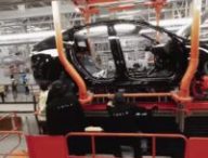 Assemblage de Model Y à la Gigafactory Tesla Berlin // Source : Capture vidéo Tesla