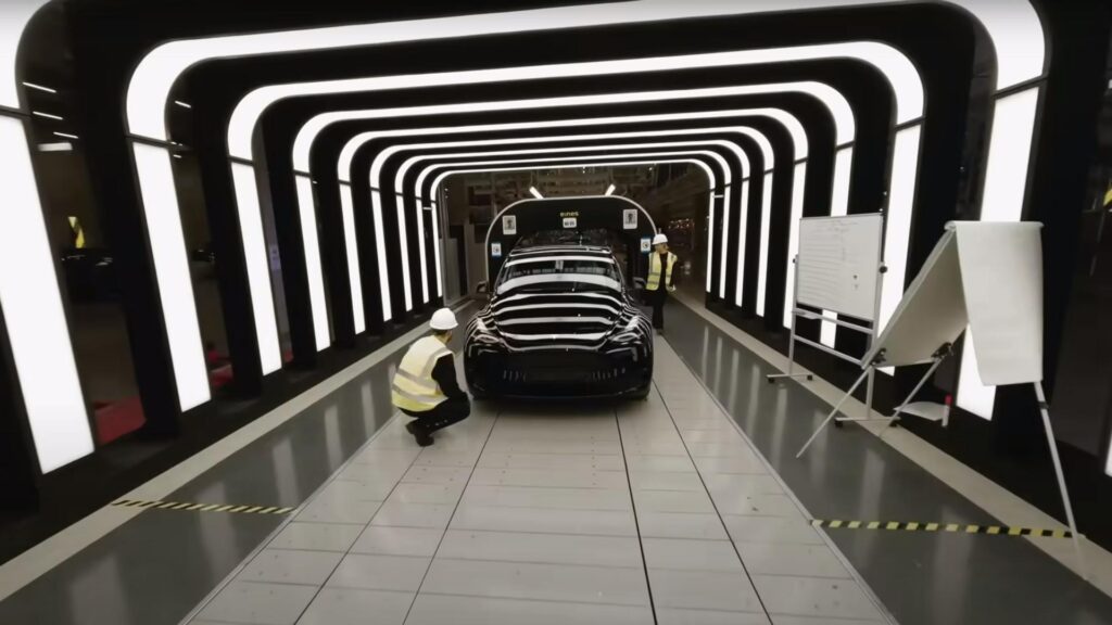 Gigafactory Berlin // Source : Capture vidéo Tesla Gigafactory Berlin // Source : Capture vidéo Tesla