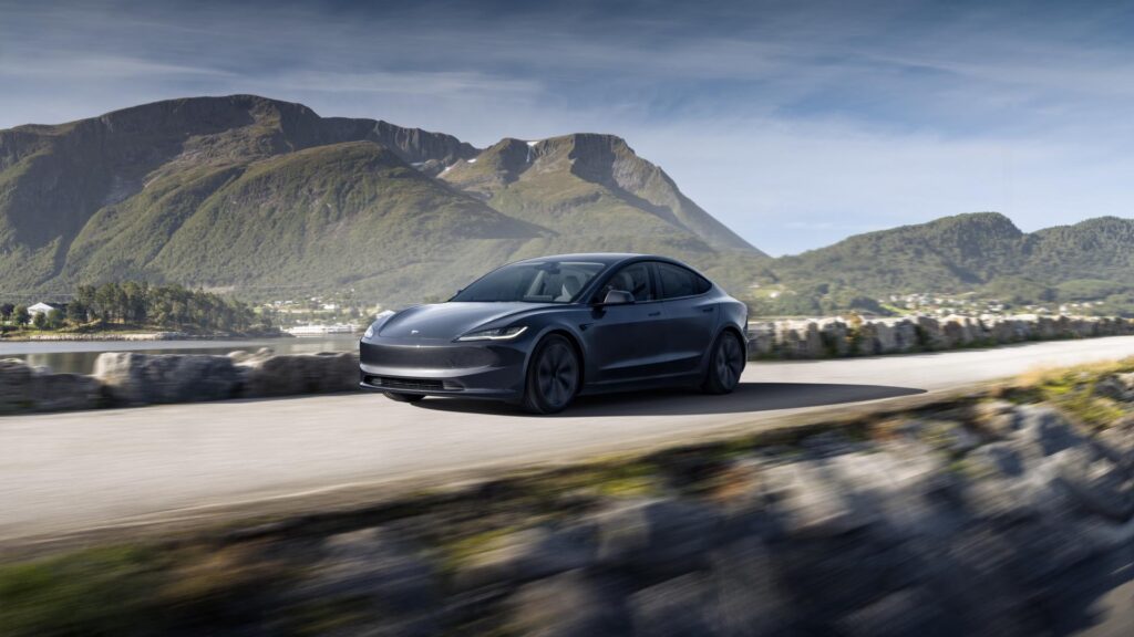 Dans ce test, la Tesla Model 3 a le plus grand écart entre autonomie théorique et réelle. // Source : Tesla Dans ce test, la Tesla Model 3 a le plus grand écart entre autonomie théorique et réelle. // Source : Tesla