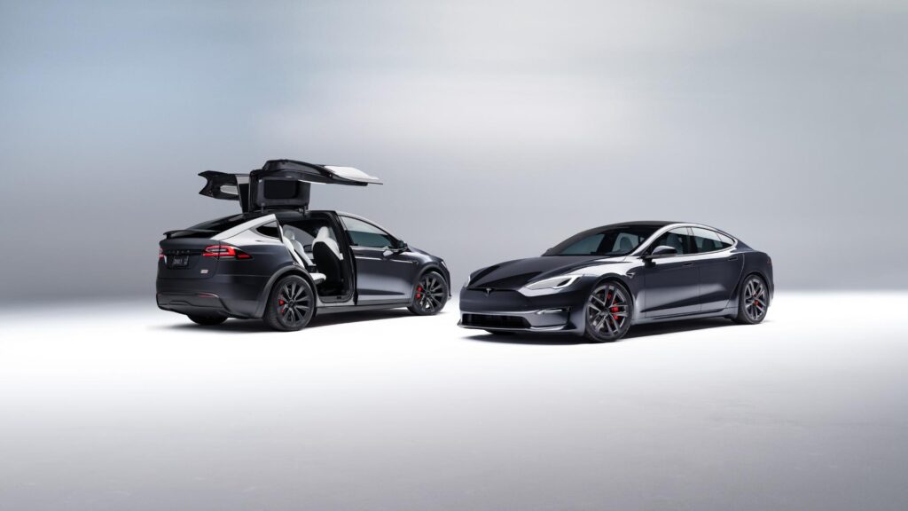 Tesla Model S et Tesla Model X // Source : Tesla Tesla Model S et Tesla Model X // Source : Tesla