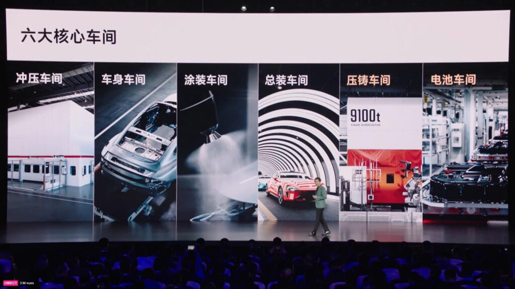 Xiaomi nouvelle usine pour ses voitures électriques // Source : Xiaomi Xiaomi nouvelle usine pour ses voitures électriques // Source : Xiaomi