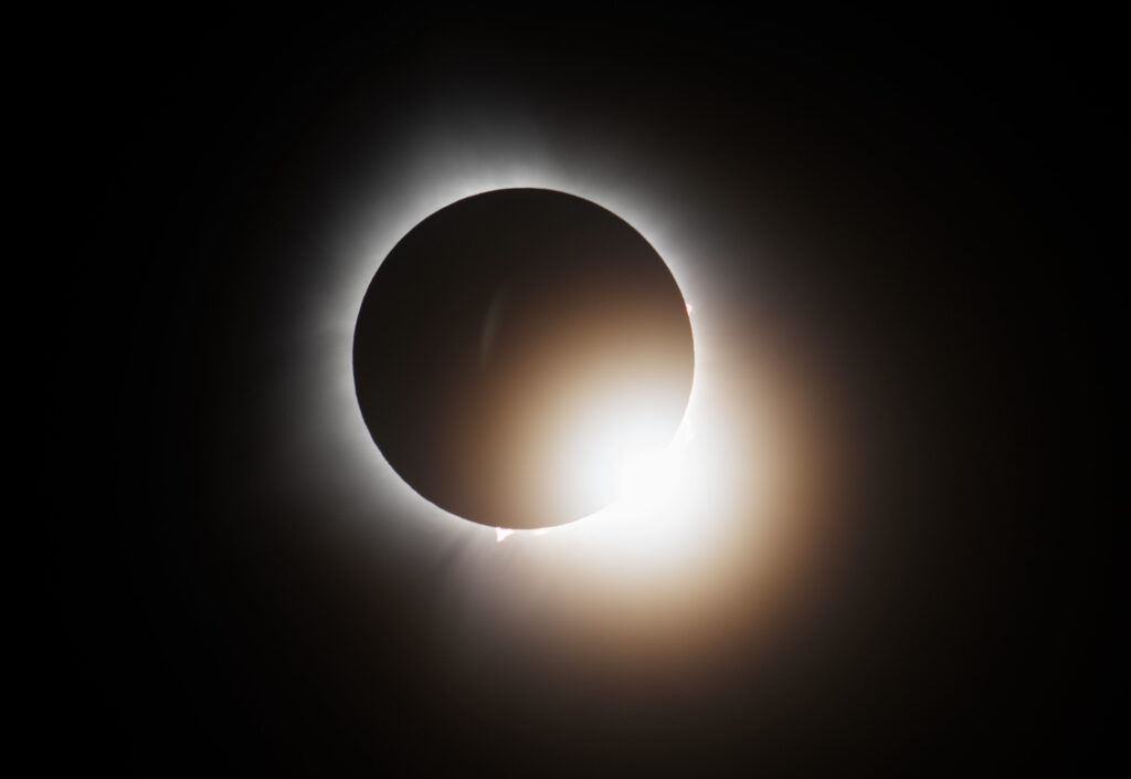 L'éclipse depuis Indianapolis // Source : NASA/Joel Kowsky L'éclipse depuis Indianapolis // Source : NASA/Joel Kowsky