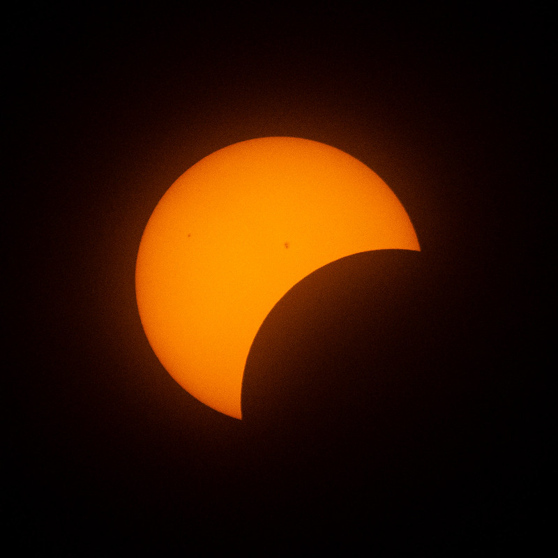 L'éclipse depuis Indianapolis // Source : NASA/Joel Kowsky L'éclipse depuis Indianapolis // Source : NASA/Joel Kowsky