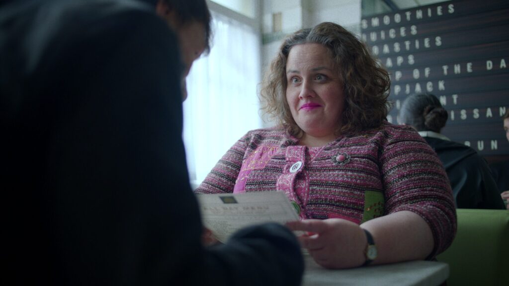 Jessica Gunning incarne Martha dans Mon petit renne // Source : Netflix Jessica Gunning incarne Martha dans Mon petit renne // Source : Netflix