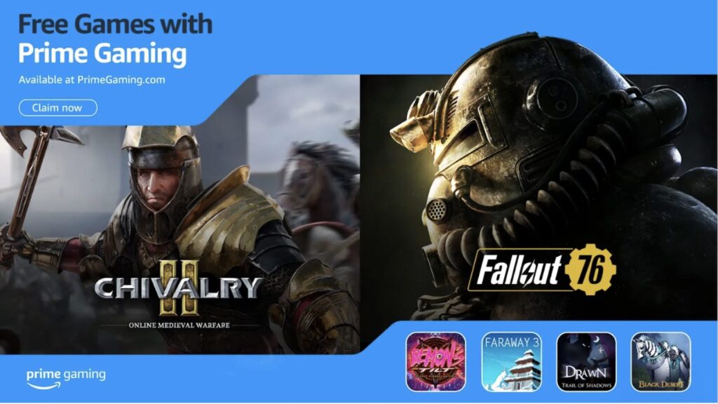 Amazon Prime Gaming en avril 2024 // Source : Amazon