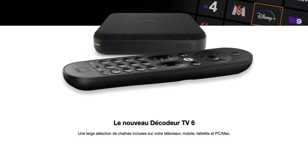 L'offre Livebox Max, sur le site d'Orange, présente « le nouveau Décodeur TV 6 » L'offre Livebox Max, sur le site d'Orange, présente « le nouveau Décodeur TV 6 »