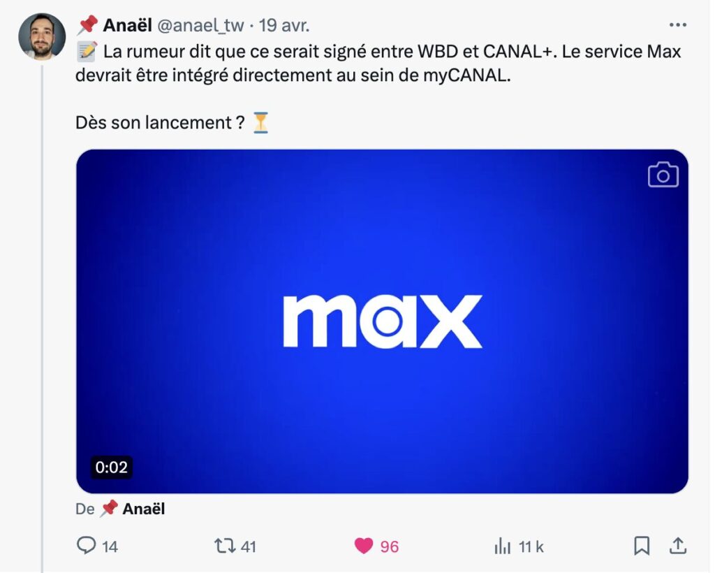 Selon Anaël, un spécialiste de l'actualité du groupe Canal, un accord entre Warner Bros et Canal serait conclu. Selon Anaël, un spécialiste de l'actualité du groupe Canal, un accord entre Warner Bros et Canal serait conclu.