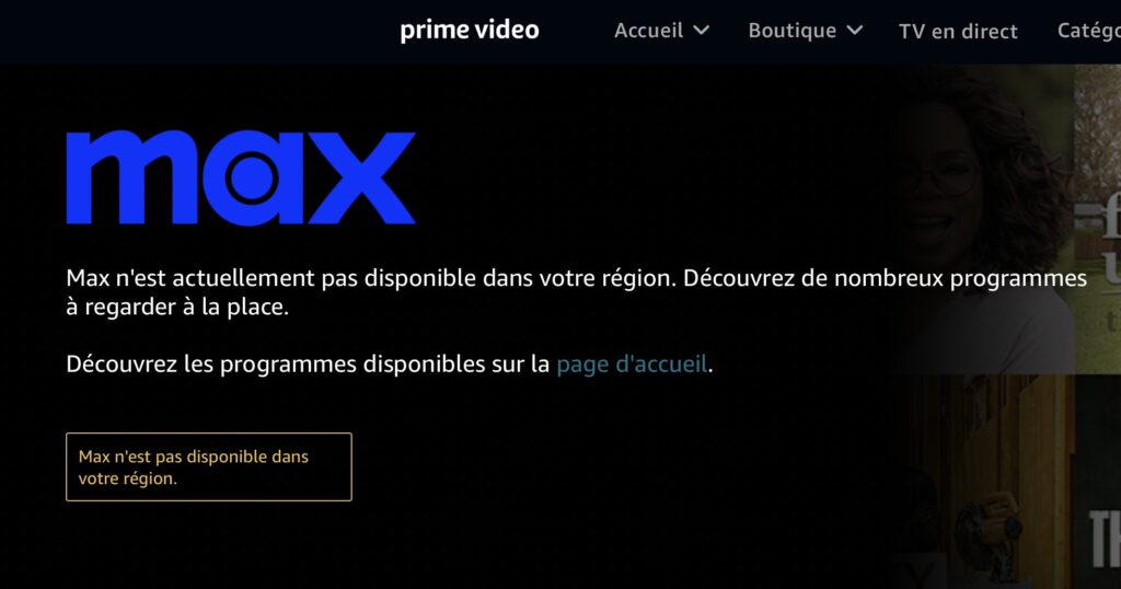 Max dans Prime Video France. Max dans Prime Video France.