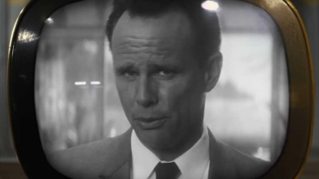 Cooper Howard, avant de devenir Vault Boy, dans la série Fallout. // Source : Prime Video Cooper Howard, avant de devenir Vault Boy, dans la série Fallout. // Source : Prime Video