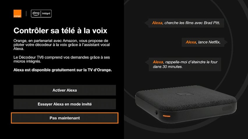 La configuration d'Alexa sur le Décodeur TV6. La configuration d'Alexa sur le Décodeur TV6.