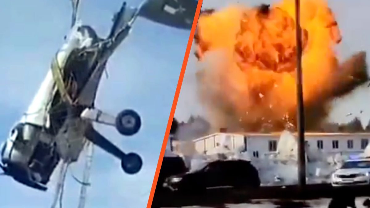 De nouveaux drones ont frappé une usine russe. // Source : X / Osint Uri De nouveaux drones ont frappé une usine russe. // Source : X / Osint Uri