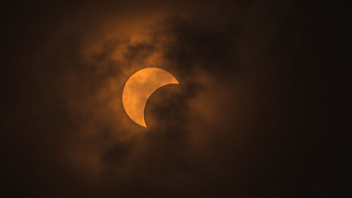 Éclipse solaire. // Source : Canva Éclipse solaire. // Source : Canva