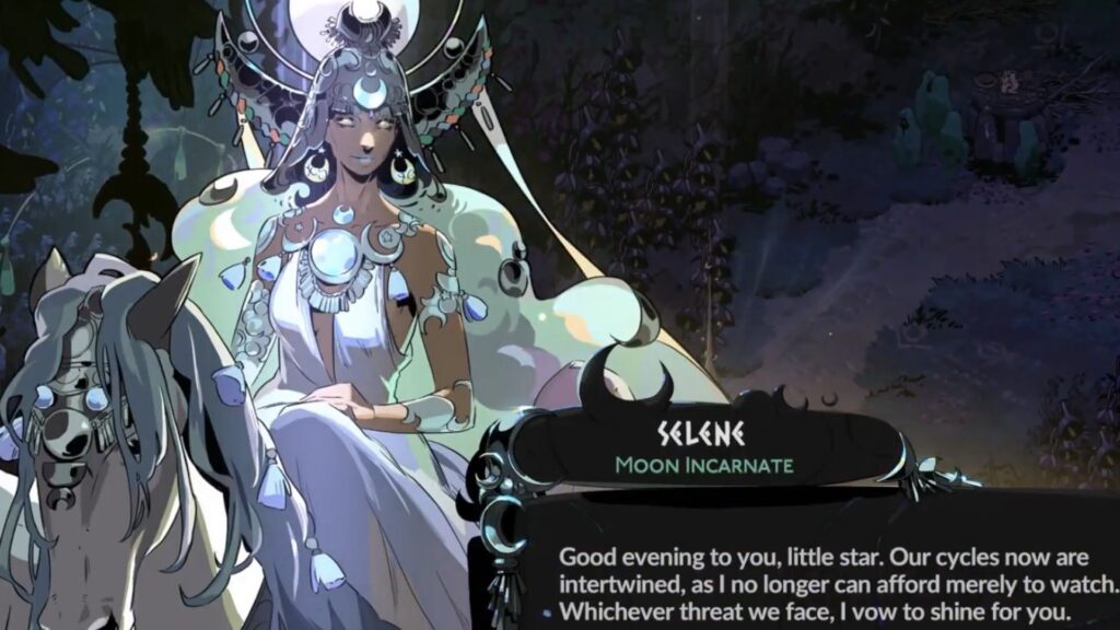 Séléné dans Hades 2 // Source : Twitter Séléné dans Hades 2 // Source : Twitter