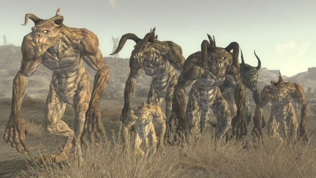 Les griffemorts dans les jeux Fallout. Oui, on ne veut pas en croiser. // Source : Bethesda Les griffemorts dans les jeux Fallout. Oui, on ne veut pas en croiser. // Source : Bethesda