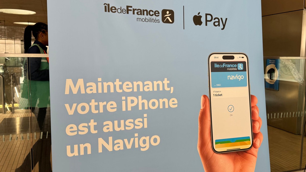 Le passe Navigo est disponible sur iPhone. // Source : Numerama Le passe Navigo est disponible sur iPhone. // Source : Numerama