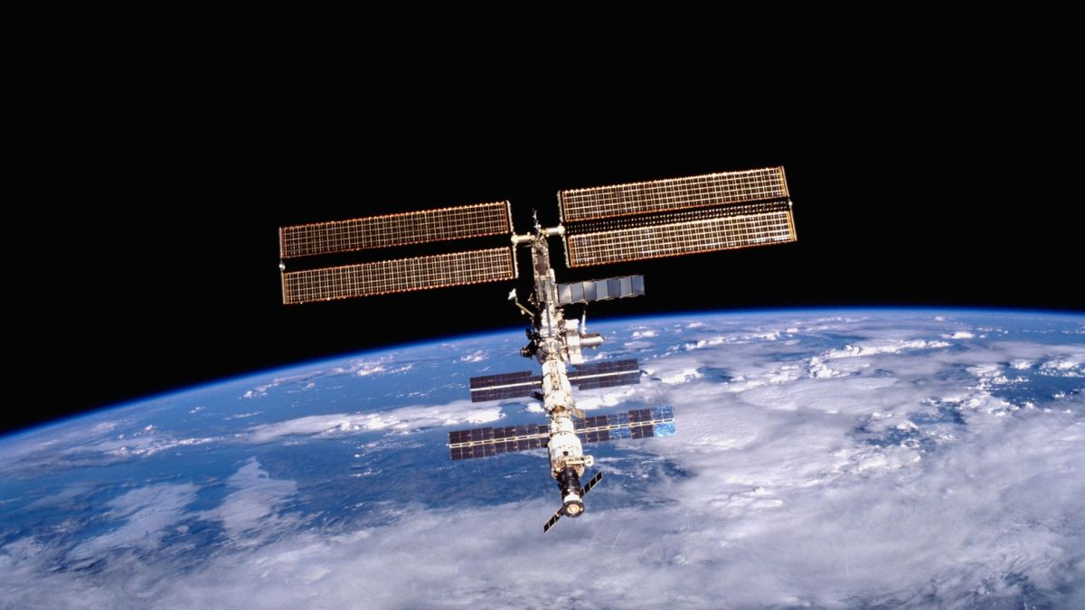 ISS. // Source : Nasa (image recadrée) ISS. // Source : Nasa (image recadrée)