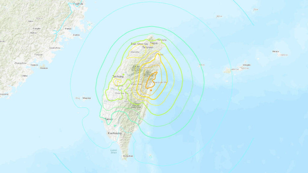 taiwan tremblement de terre séisme taiwan tremblement de terre séisme