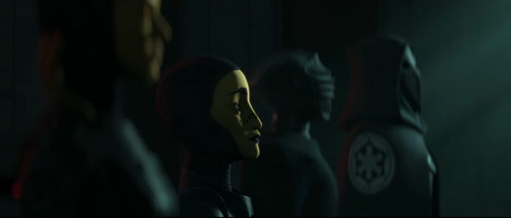 On devine plusieurs personnages bien connus des fans de Star Wars // Source : Lucasfilm On devine plusieurs personnages bien connus des fans de Star Wars // Source : Lucasfilm
