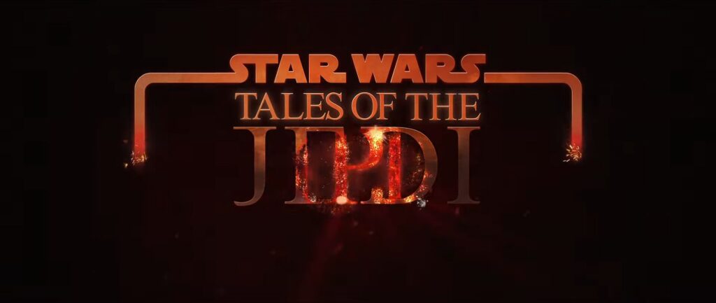 Le logo de Tales of the Jedi brûle pour lancer la place à Tales of the Empire // Source : Lucasfilm Le logo de Tales of the Jedi brûle pour lancer la place à Tales of the Empire // Source : Lucasfilm