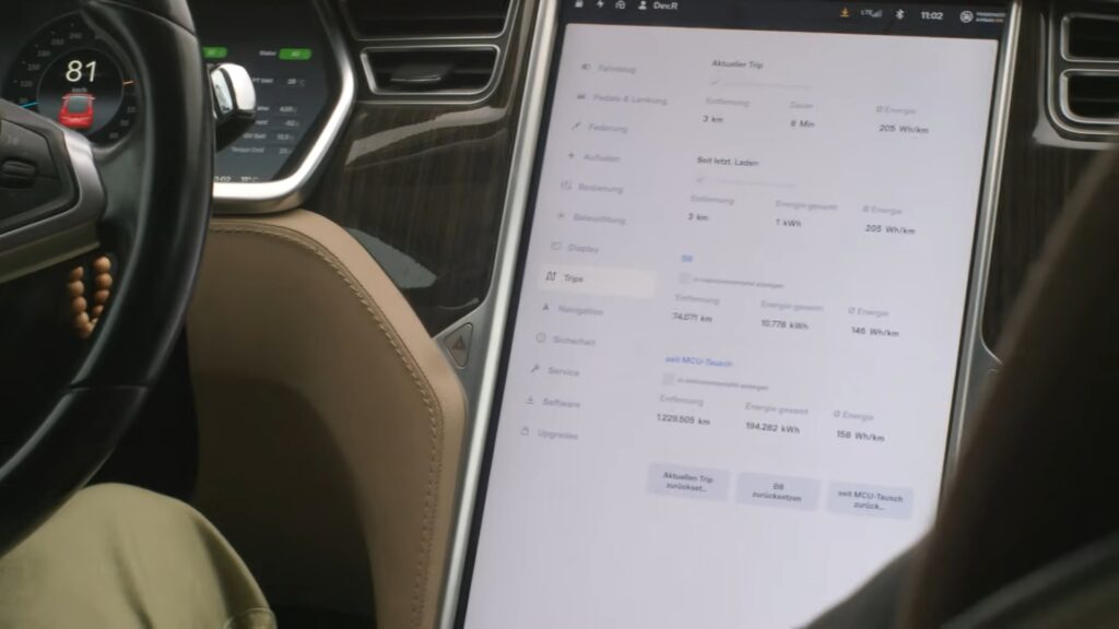 Consommation moyenne de la Tesla Model S aux 2 millions de kilomètres // Source : Watt Energy sur Youtube Consommation moyenne de la Tesla Model S aux 2 millions de kilomètres // Source : Watt Energy sur Youtube