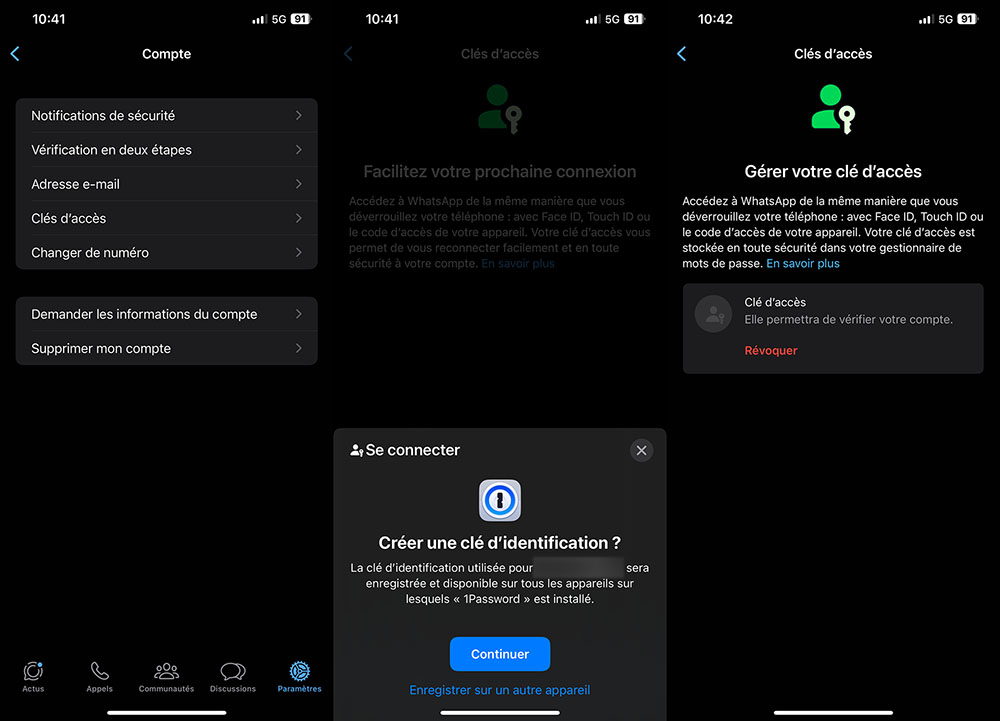WhatsApp passkey iOS WhatsApp passkey iOS