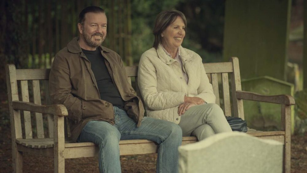 After Life // Source : Ray Burmiston/Netflix After Life // Source : Ray Burmiston/Netflix