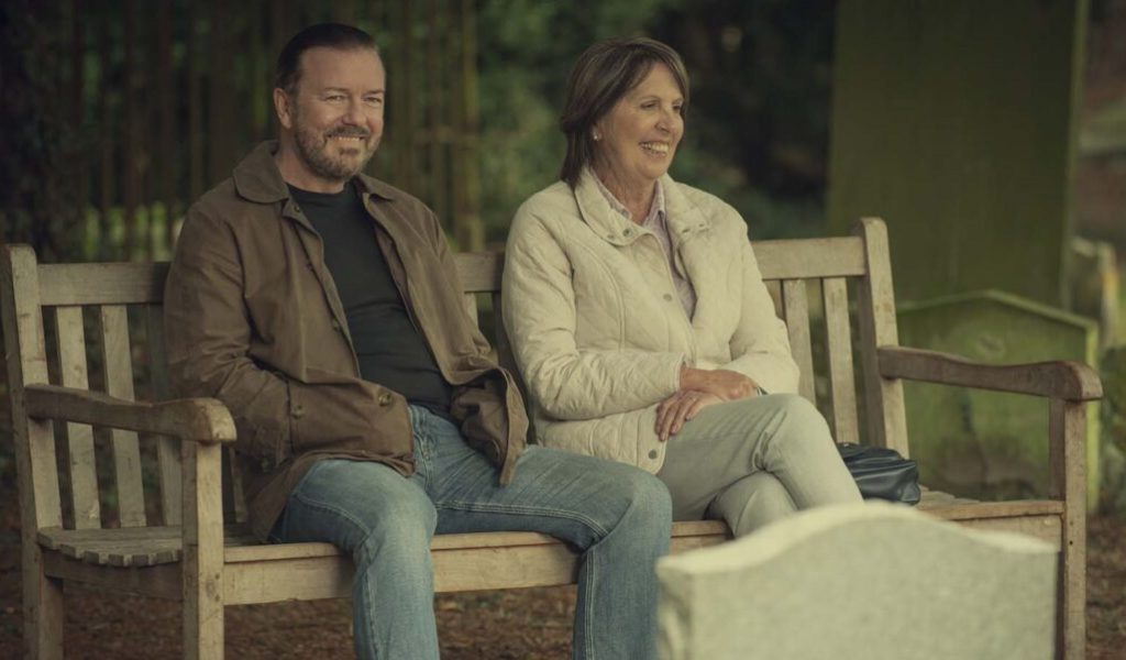 After Life // Source : Ray Burmiston/Netflix After Life // Source : Ray Burmiston/Netflix
