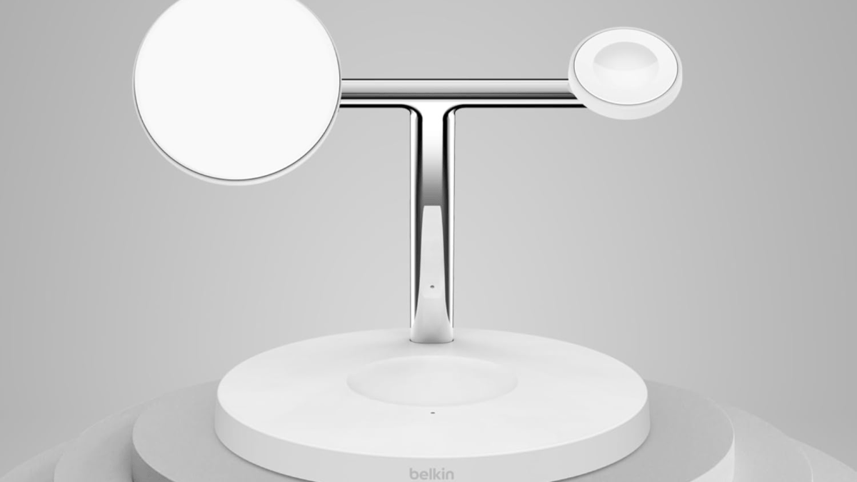 BoostCharge Pro Station de Recharge 3-en-1 avec Qi2 // Source : Belkin BoostCharge Pro Station de Recharge 3-en-1 avec Qi2 // Source : Belkin