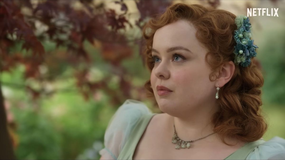 Penelope dans Bridgerton, saison 3. // Source : Netflix Penelope dans Bridgerton, saison 3. // Source : Netflix