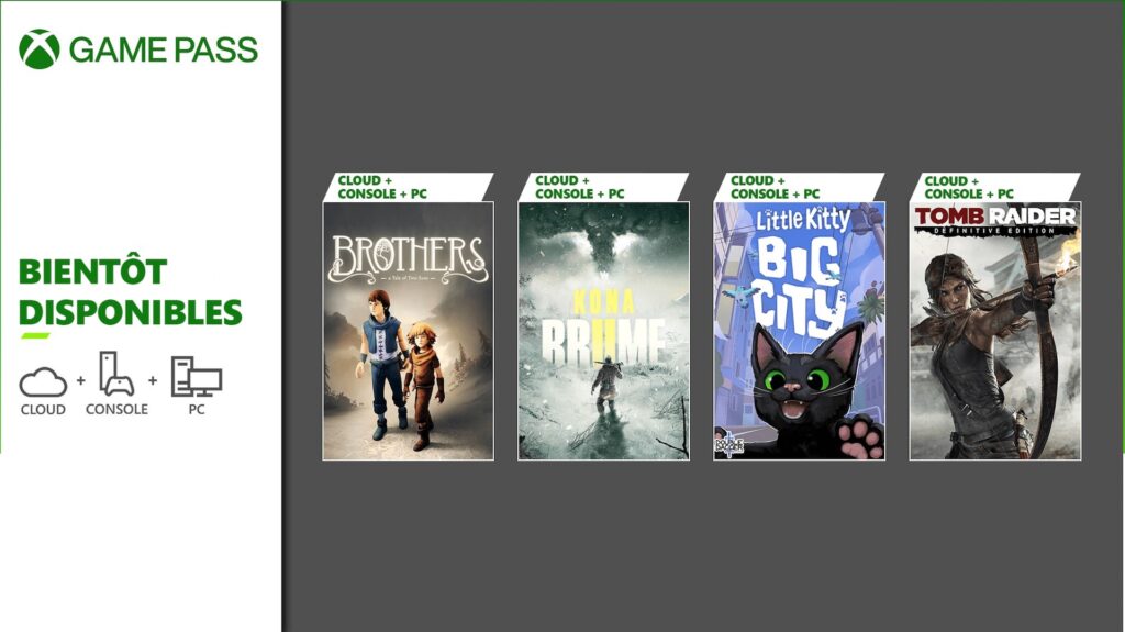 Xbox Game Pass en mai 2024 // Source : Microsoft