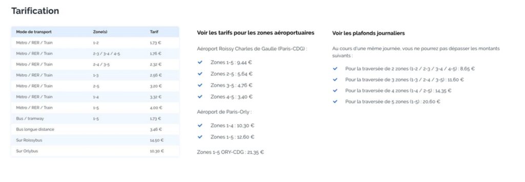 Les tarifs du Navigo Liberté + toutes zones. Les tarifs du Navigo Liberté + toutes zones.