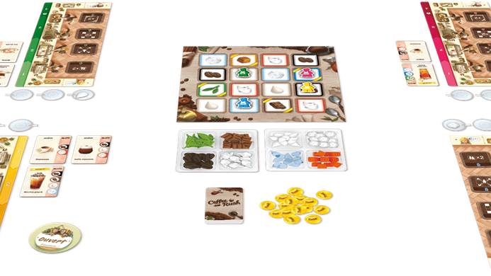 Une partie à quatre. // Source : Korea Boardgames Une partie à quatre. // Source : Korea Boardgames