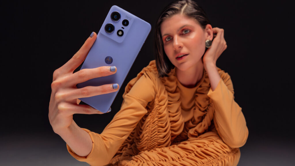 Des selfies d'une grande qualité // Source : Motoola Des selfies d'une grande qualité // Source : Motoola