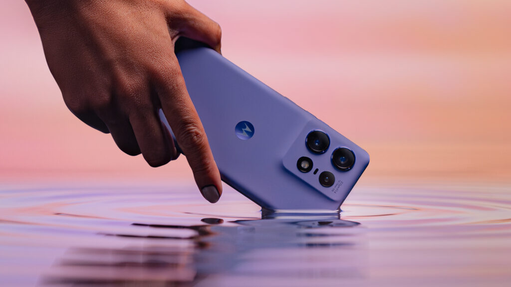 Une prise en main particulièrement agréable // Source : Motorola Une prise en main particulièrement agréable // Source : Motorola