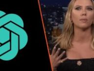 Open AI / Scarlett Johansson // Source : YouTube / Montage Numerama Open AI / Scarlett Johansson // Source : YouTube / Montage Numerama