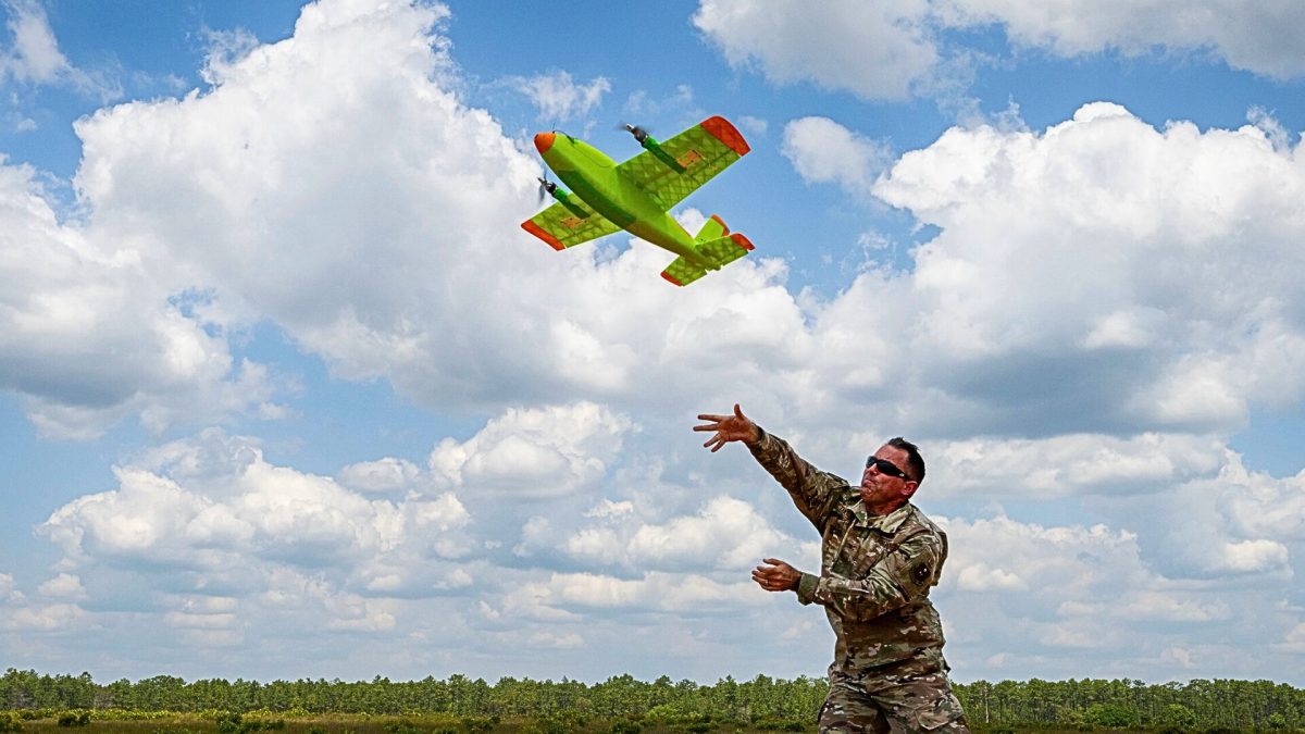L'armée américaine teste de drones imprimés en 3D. // Source : US Air Force L'armée américaine teste de drones imprimés en 3D. // Source : US Air Force