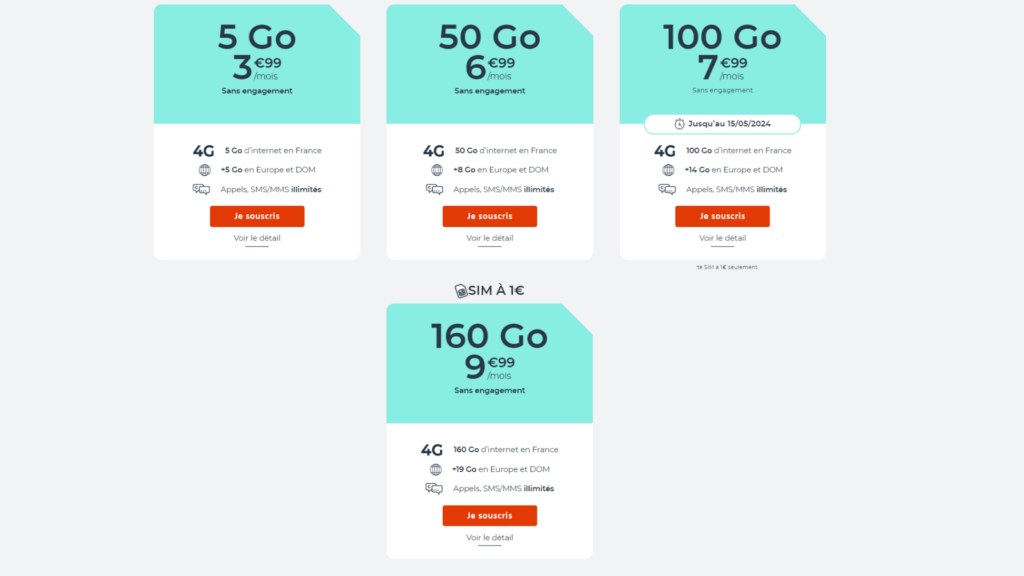 D'autres forfaits Cdiscount // Source : Cdiscount D'autres forfaits Cdiscount // Source : Cdiscount