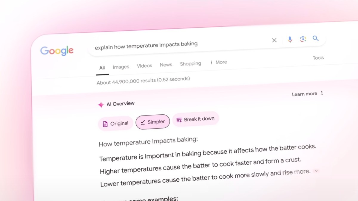Google AI Overviews. // Source : Google Google AI Overviews. // Source : Google