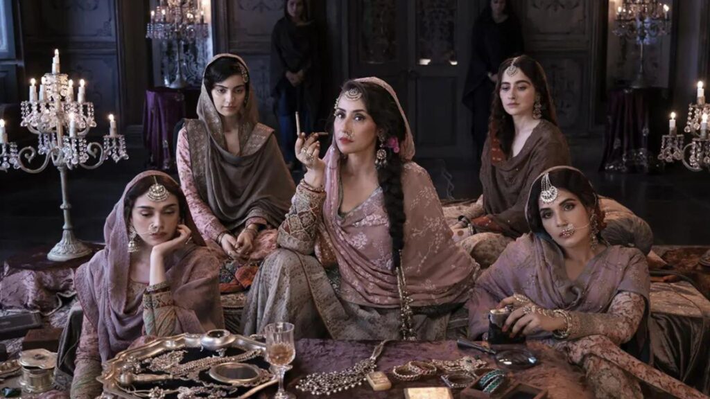 Les courtisanes, dans Heeramandi. // Source : Netflix Les courtisanes, dans Heeramandi. // Source : Netflix