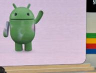 Le logo d’Android pendant la Google I/O 2024. // Source : Numerama Le logo d’Android pendant la Google I/O 2024. // Source : Numerama