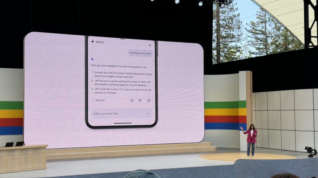 Demander à Gmail de résumer tous les mails du jour, c'est possible avec Gemini for Workplaces. Demander à Gmail de résumer tous les mails du jour, c'est possible avec Gemini for Workplaces.
