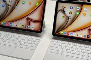 Il y a enfin un grand iPad Air, pour les personnes qui ne veulent lâcher moins de 1 000 euros pour une tablette 13 pouces. // Source : Numerama Il y a enfin un grand iPad Air, pour les personnes qui ne veulent lâcher moins de 1 000 euros pour une tablette 13 pouces. // Source : Numerama