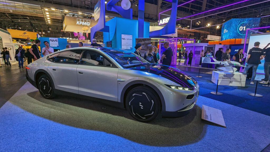 étrange de croiser un modèle annulé à Vivatech (LightYear 0) // Source : Raphaelle Baut étrange de croiser un modèle annulé à Vivatech (LightYear 0) // Source : Raphaelle Baut
