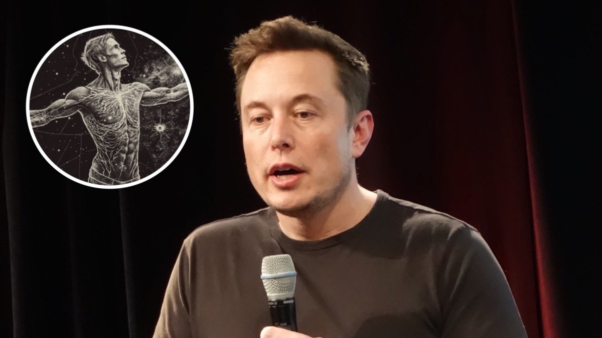 Montage Elon Musk et la profile pic de Adrian Dittmann // Source : Flickr/CC Montage Elon Musk et la profile pic de Adrian Dittmann // Source : Flickr/CC